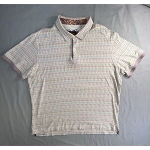 Robert‎ Graham Angola Polo Knit Classic Fit Mens 2XL Preppy Designer
